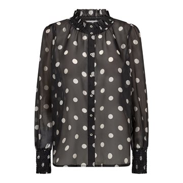 Co' Couture - Drew Dot Shirt - Sort
