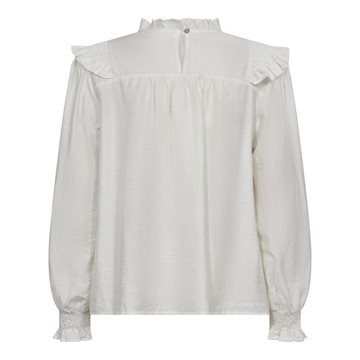 Co\' Couture - Angus Smock Frill Blouse - White