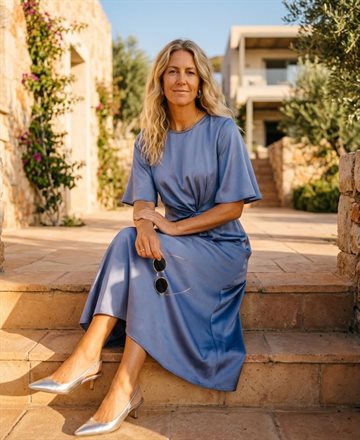 Prepair - Nora Dress - Vintage Blue