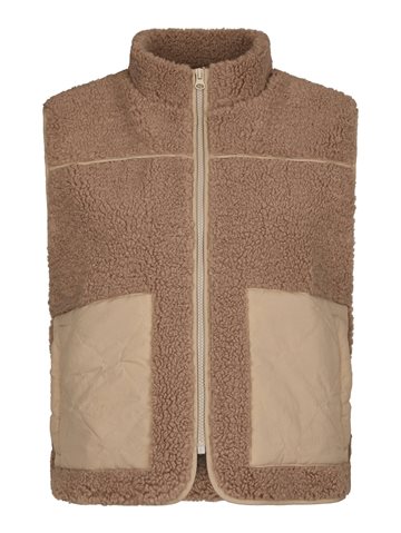 Neo Noir - Scout Teddy Waistcoat - Taupe