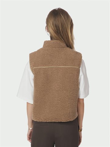 Neo Noir - Scout Teddy Waistcoat - Taupe