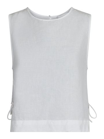 Neo Noir - Svetlana Linen Top - White 