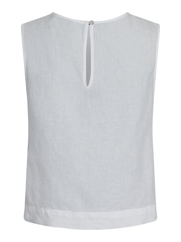 Neo Noir - Svetlana Linen Top - White 