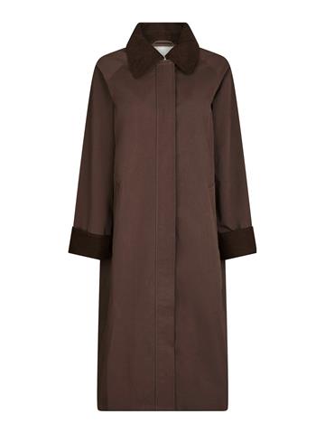 Neo Noir - Anneli Cord Coat - Brown