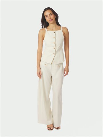Neo Noir - Kylie Structure Waistcoat - Off White