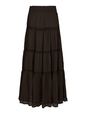 Neo Noir - Felicia Voile Skirt - Dark Brown