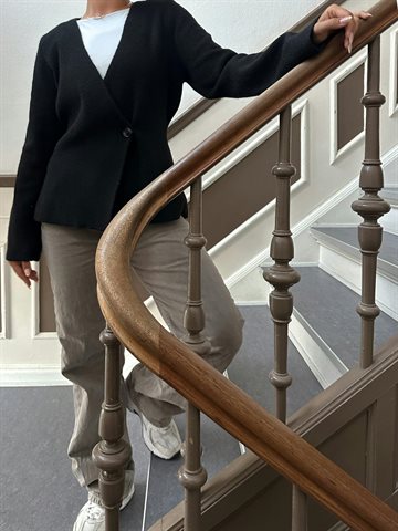 Neo Noir - Marie Louise Knit Cardigan - Black