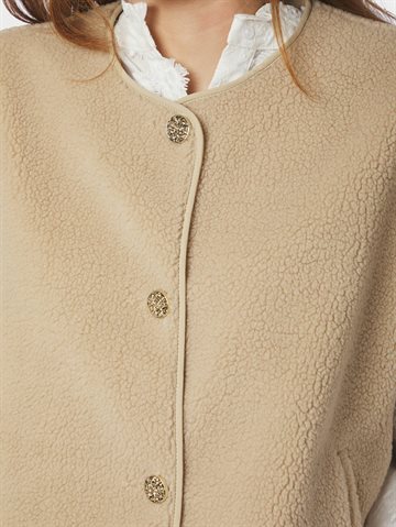 Neo Noir - Mariko Teddy Vest - Sand