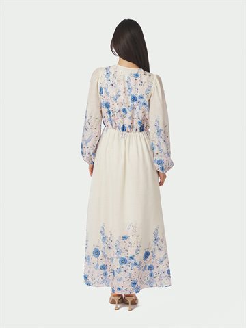 Neo Noir - Silfi Flower Print Dress - Blue
