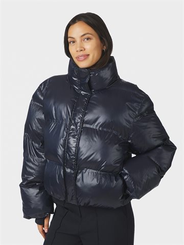  Neo Noir - Rhea Shiny Puffer Jacket - Navy