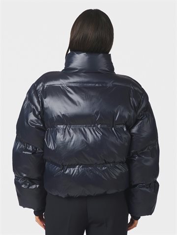  Neo Noir - Rhea Shiny Puffer Jacket - Navy