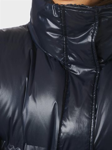  Neo Noir - Rhea Shiny Puffer Jacket - Navy