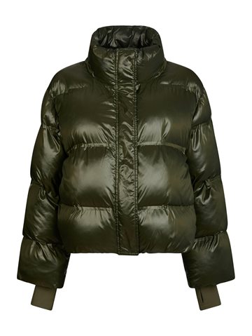 Neo Noir - Rhea Shiny Puffer Jacket - Olive