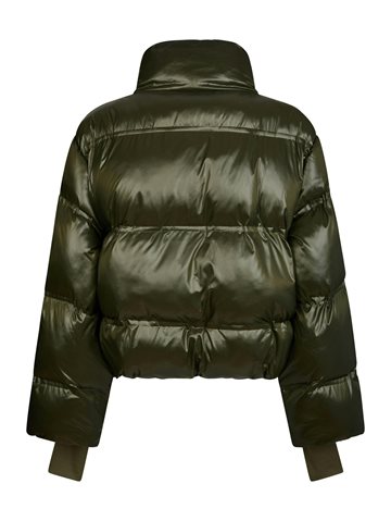 Neo Noir - Rhea Shiny Puffer Jacket - Olive
