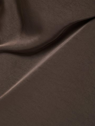 Neo Noir - Celinie Heavy Sateen Dress - Dark Brown