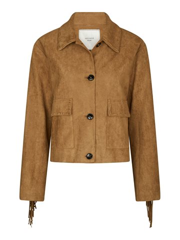 Neo Noir - Lauron Faux Suede Jacket - Cognac