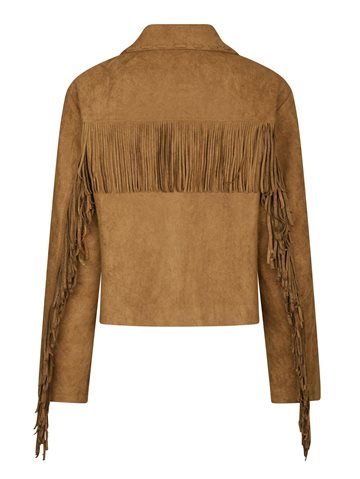 Neo Noir - Lauron Faux Suede Jacket - Cognac