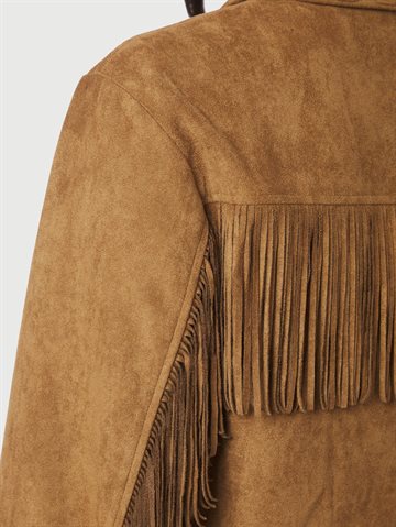 Neo Noir - Lauron Faux Suede Jacket - Cognac