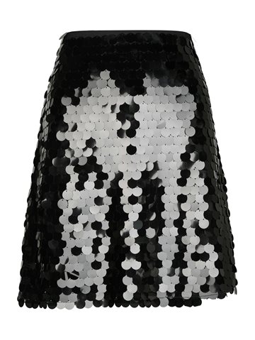 Neo Noir - Miva Big Sequins Skirt - Black