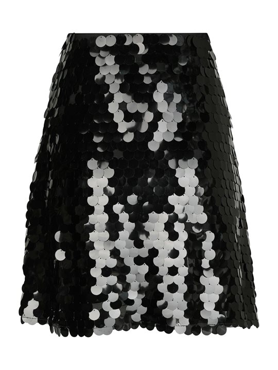 Neo Noir - Miva Big Sequins Skirt - Black
