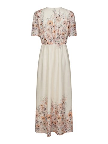 Neo Noir - Serna Flower Print Dress - Burned Powder