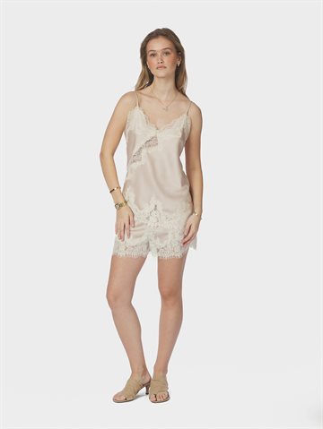 Neo Noir - Viole Lace Top - Champagne