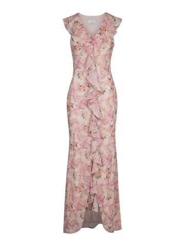 Neo Noir - Zella Chiffon Print Dress - Dusty Pink