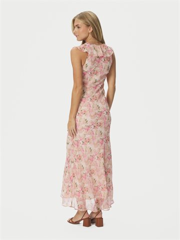 Neo Noir - Zella Chiffon Print Dress - Dusty Pink