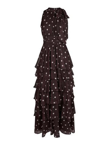 Neo Noir - Marli Big Dot Dress - Brown