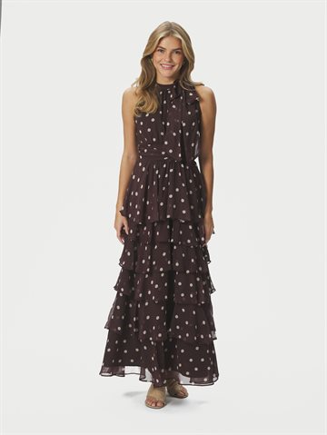 Neo Noir - Marli Big Dot Dress - Brown