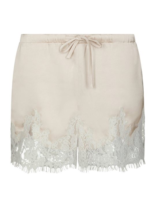 FORUDBESTILLING (SLUT MAJ) Neo Noir - Siena Lace Shorts - Champagne