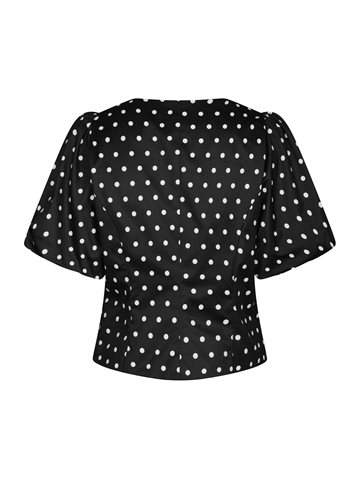 Neo Noir - Anela Dot Blouse - Black