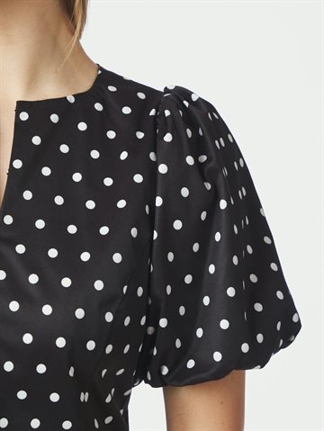 Neo Noir - Anela Dot Blouse - Black