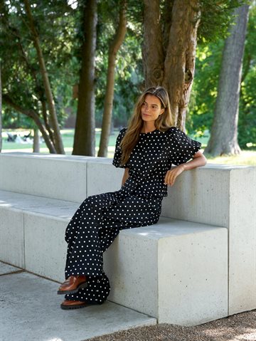 Neo Noir - Anela Dot Blouse - Black