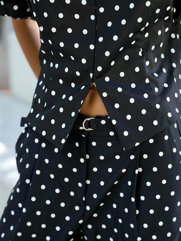 Neo Noir - Anela Dot Blouse - Black