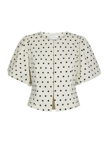 Neo Noir - Anela Dot Blouse - White
