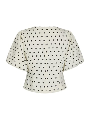 Neo Noir - Anela Dot Blouse - White