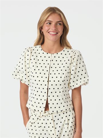 Neo Noir - Anela Dot Blouse - White