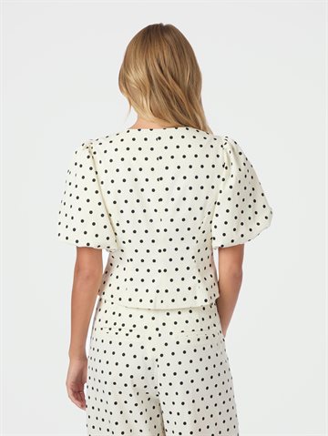 Neo Noir - Anela Dot Blouse - White