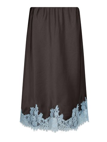 Neo Noir - Naira Lace Skirt - Dark Brown