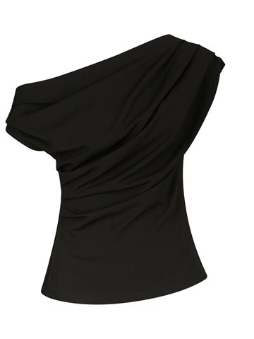 Neo Noir - Mabelle Drapy Top - Black