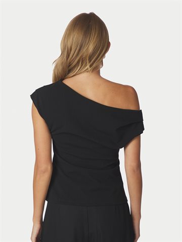 Neo Noir - Mabelle Drapy Top - Black