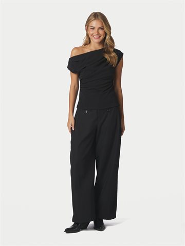Neo Noir - Mabelle Drapy Top - Black