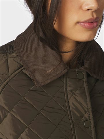 Neo Noir - Iva Quilt Jacket - Khaki