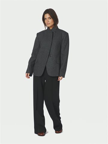 Neo Noir - Nerine Structure Twill Blazer - Antracit