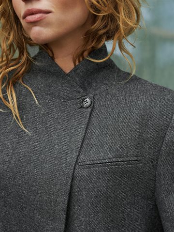 Neo Noir - Nerine Structure Twill Blazer - Antracit