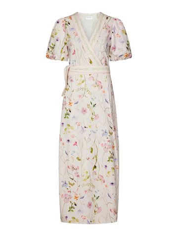 Neo Noir - Clarine Flower Dress - Off White