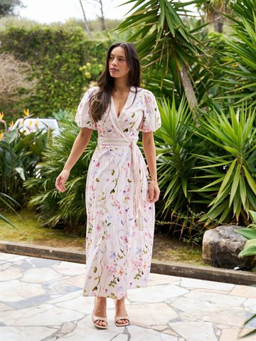 Neo Noir - Clarine Flower Dress - Off White