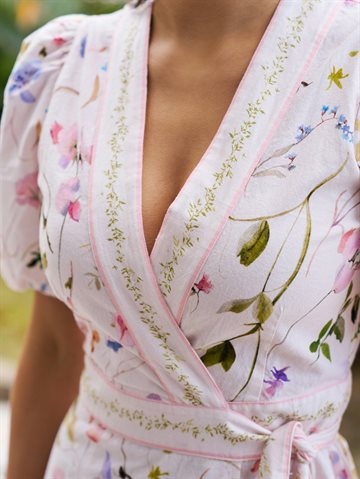 Neo Noir - Clarine Flower Dress - Off White