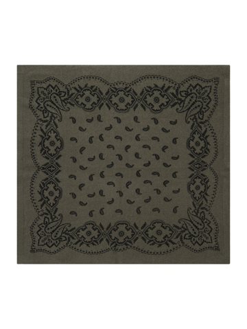 Neo Noir - Adelina Paisley Knit Scarf - Army